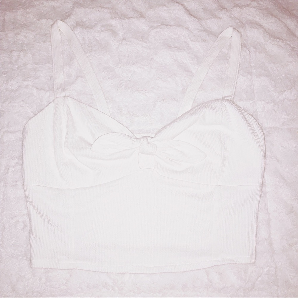 White Crop Top